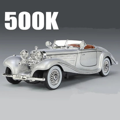 1:24 Mercedes-Benz 500K Diecast Model Car with Sound & Lights image 9