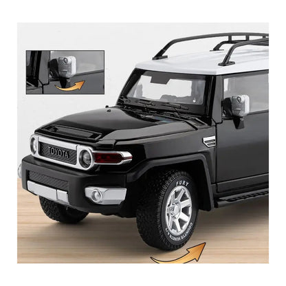 1:24 Toyota FJ Cruiser diecast model - steering view