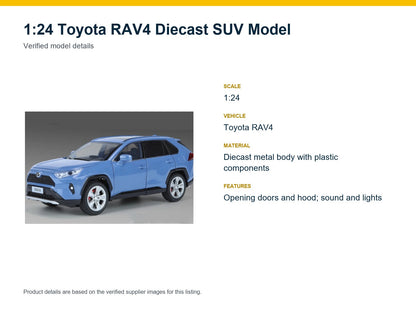 1:24 Toyota RAV4 verified model details