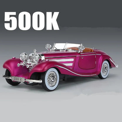 1:24 Mercedes-Benz 500K Diecast Model Car with Sound & Lights image 10