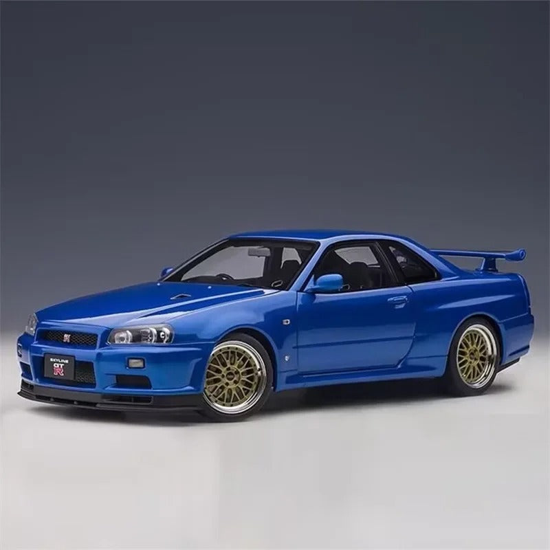 1:18 Nissan Skyline GT-R R34 Diecast Model Car image 6