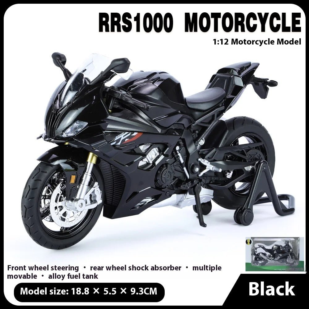 1/12 BMW S1000RR Alloy Diecast Motorcycle Model Toy - FunCarScale