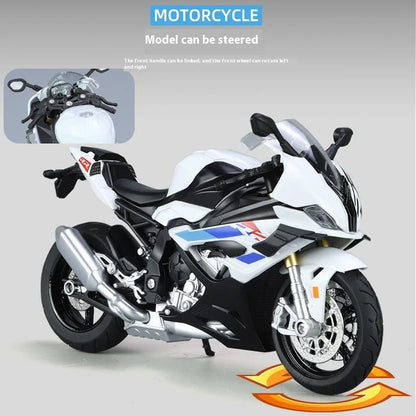 1/12 BMW S1000RR Alloy Diecast Motorcycle Model Toy - FunCarScale
