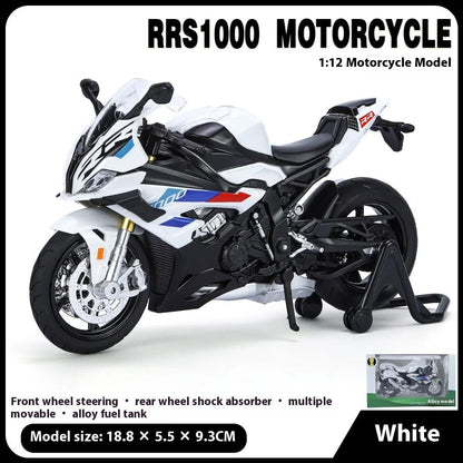 1/12 BMW S1000RR Alloy Diecast Motorcycle Model Toy - FunCarScale