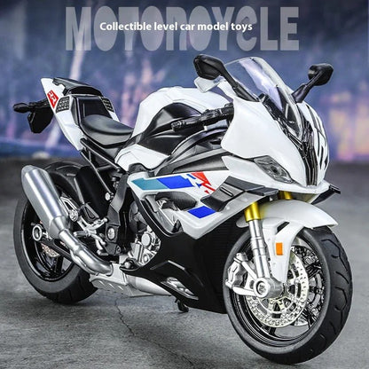 1/12 BMW S1000RR Alloy Diecast Motorcycle Model Toy - FunCarScale