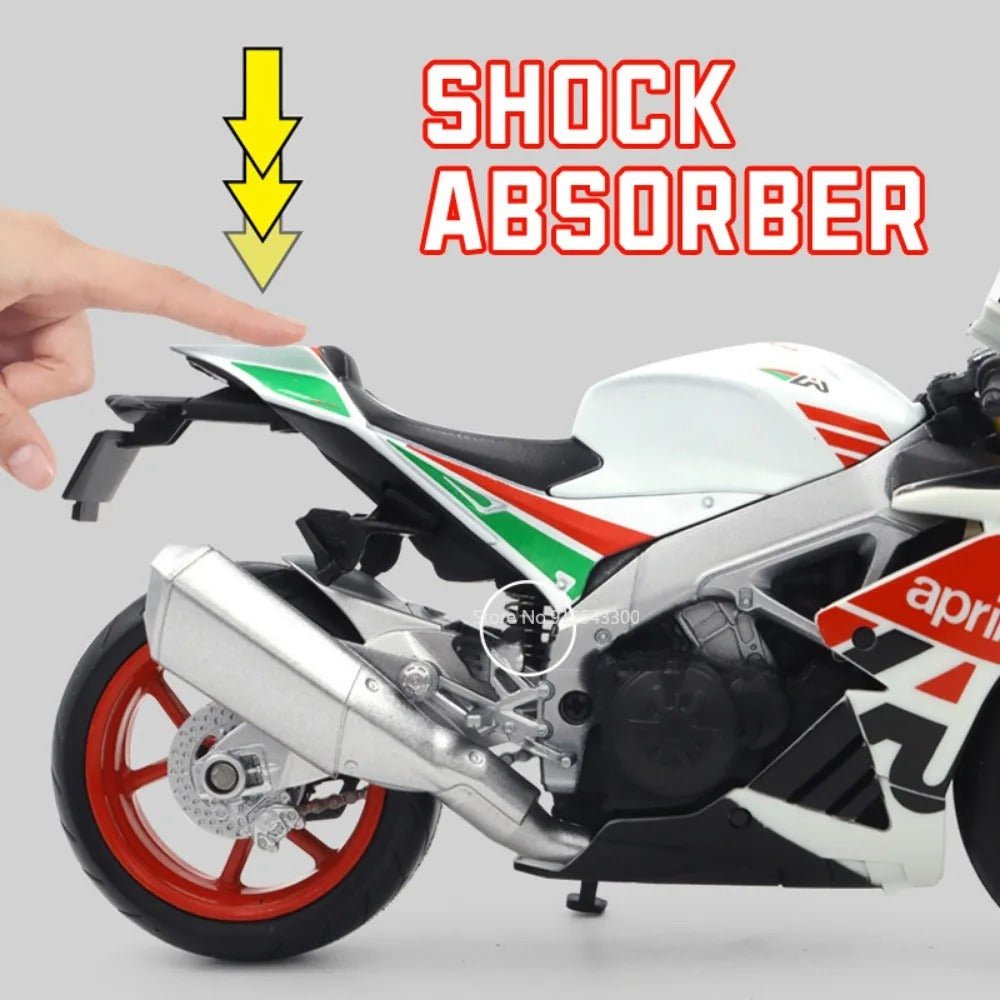 1/12 Scale Aprilia RSV4 RR1000 Die - cast Model - FunCarScale