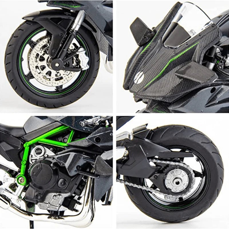 1/12 Scale Kawasaki Ninja H2R Model Car - FunCarScale