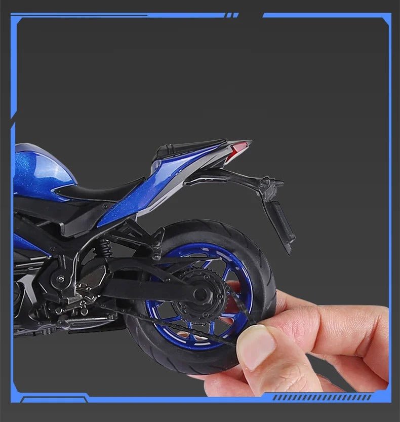 1:12 Yamaha YZF - R3 Diecast Alloy Motorcycle (Light & Sound) - FunCarScale