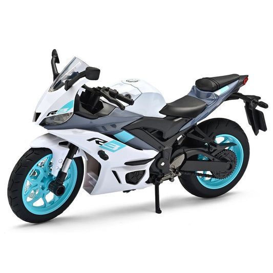 1:12 Yamaha YZF - R3 Diecast Alloy Motorcycle (Light & Sound) - FunCarScale