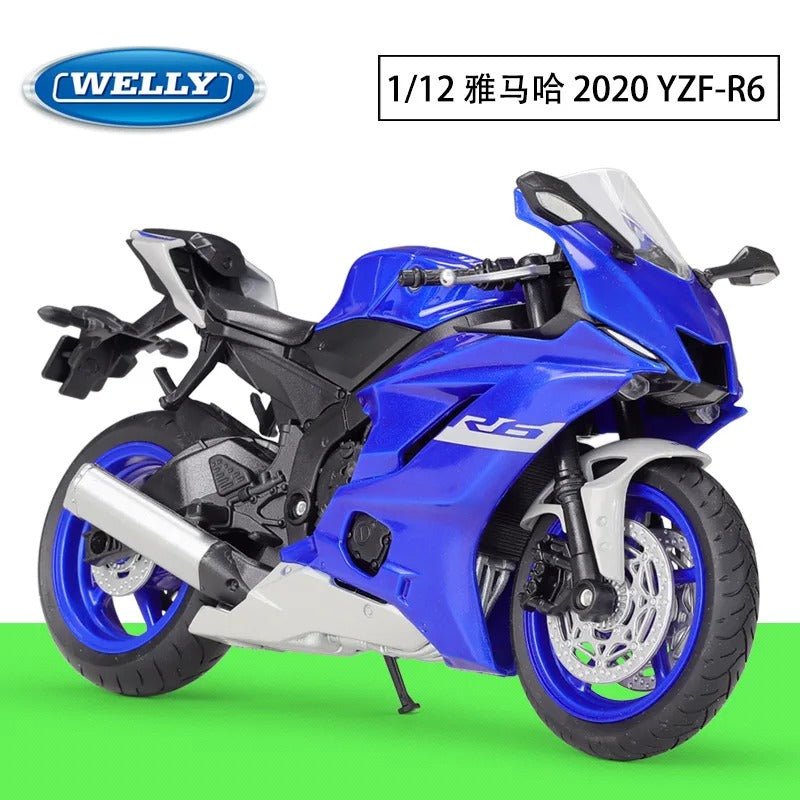1/12 Yamaha YZF - R6 Diecast Motorcycle Model Toy - FunCarScale
