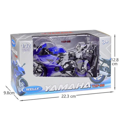 1/12 Yamaha YZF - R6 Diecast Motorcycle Model Toy - FunCarScale