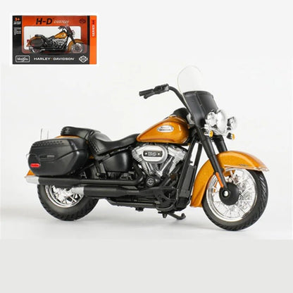 1:18 Harley Davidson 2023 Heritage Classic Diecast Motorcycle Model - FunCarScale