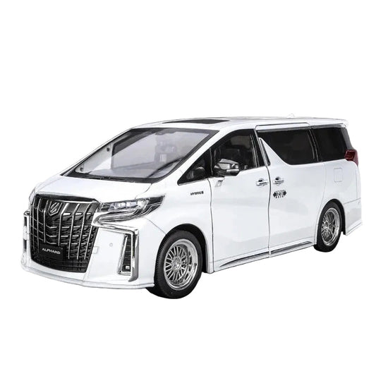 1:18 Toyota Alphard Alloy Diecast MPV Model w/ Sound & Lights - FunCarScale