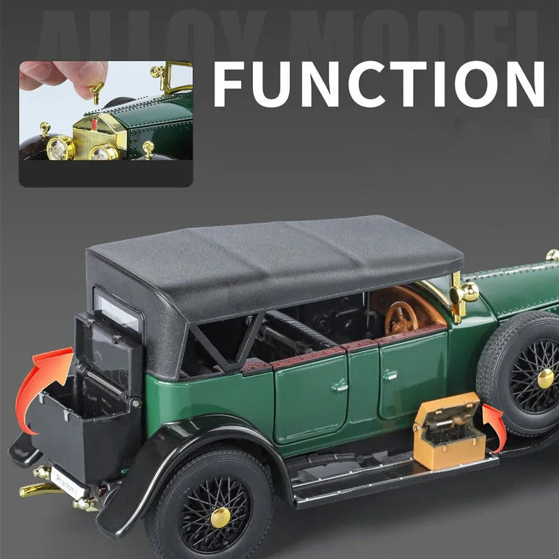 1:24 Rolls-Royce Phantom I Diecast Model Car with Lights image 5