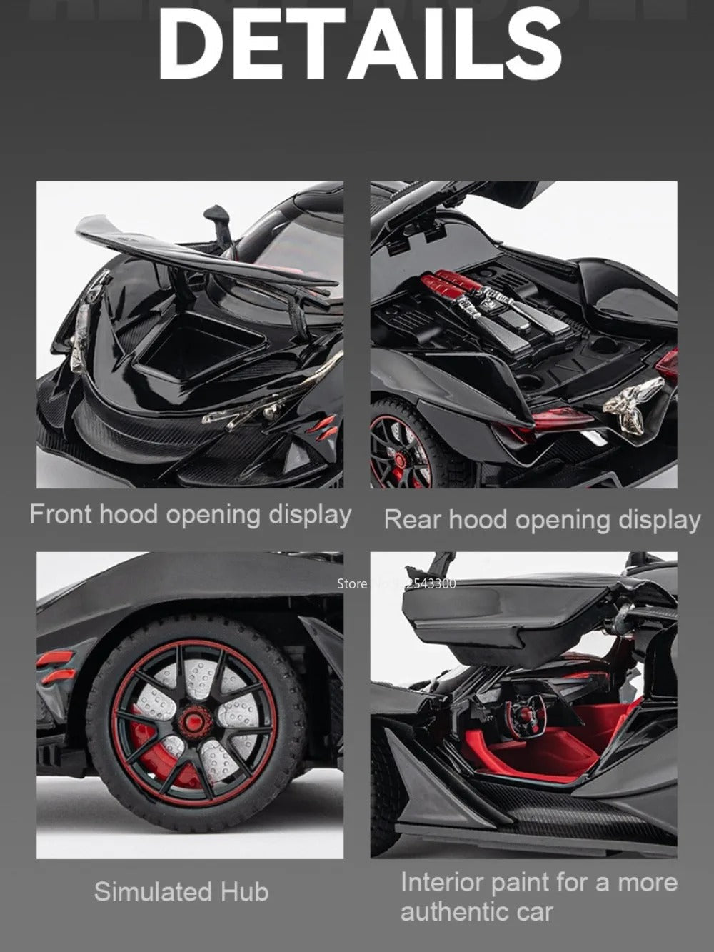 1:24 Apollo IE Diecast Model Car - FunCarScale