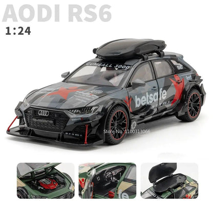 1:24 Audi RS6 Modified Diecast Model Car - FunCarScale