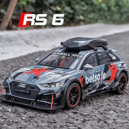 1:24 Audi RS6 Modified Diecast Model Car - FunCarScale