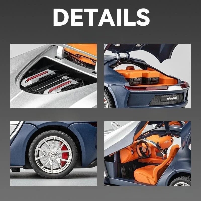 1:24 Bugatti Atlantic Diecast Model Car - FunCarScale