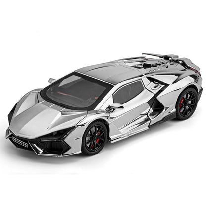 1/24 Lamborghini Revuelto Diecast Car (Spray Plating) w/ Water Spray & Fog - FunCarScale