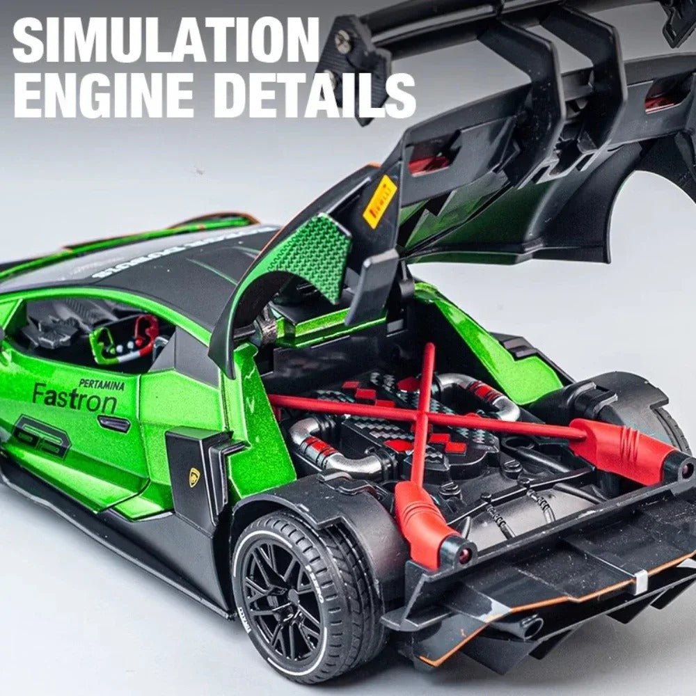 1:24 Lamborghini SCV12 Diecast Model Car - FunCarScale