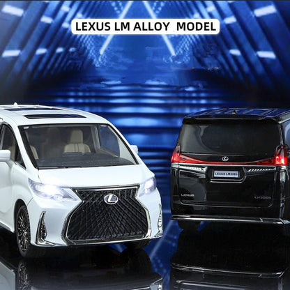 1:24 Lexus LM300 Alloy Diecast MPV Model w/ Sound & Lights - FunCarScale