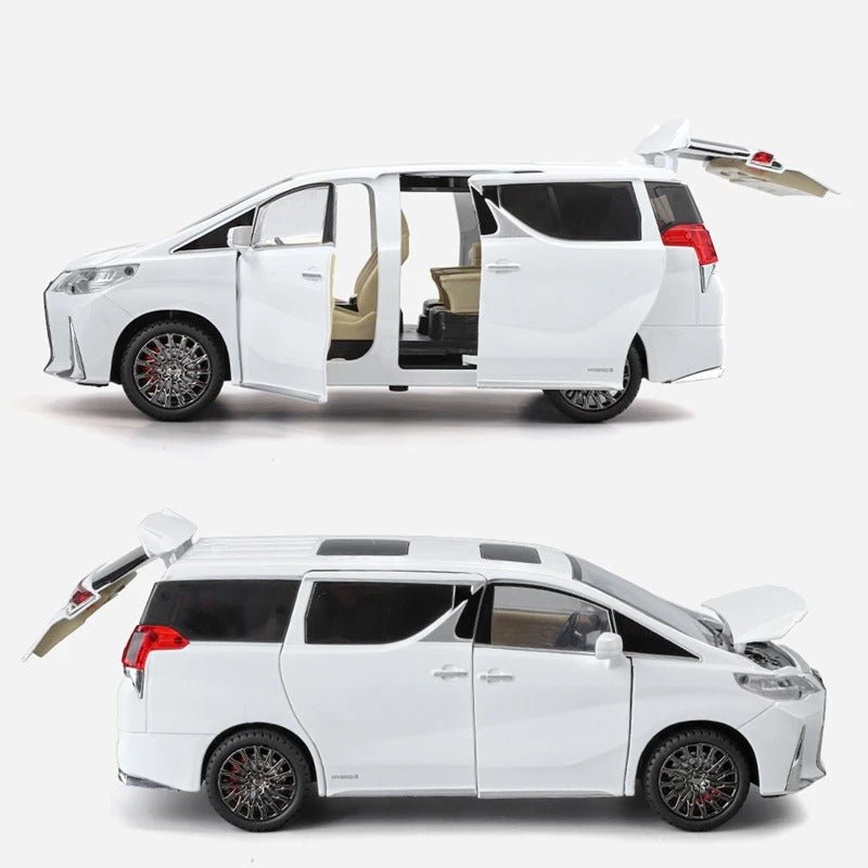 1:24 Lexus LM300 Alloy Diecast MPV Model w/ Sound & Lights - FunCarScale