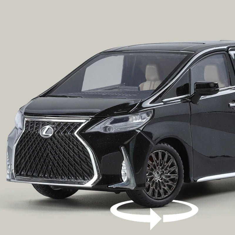 1:24 Lexus LM300 Alloy Diecast MPV Model w/ Sound & Lights - FunCarScale