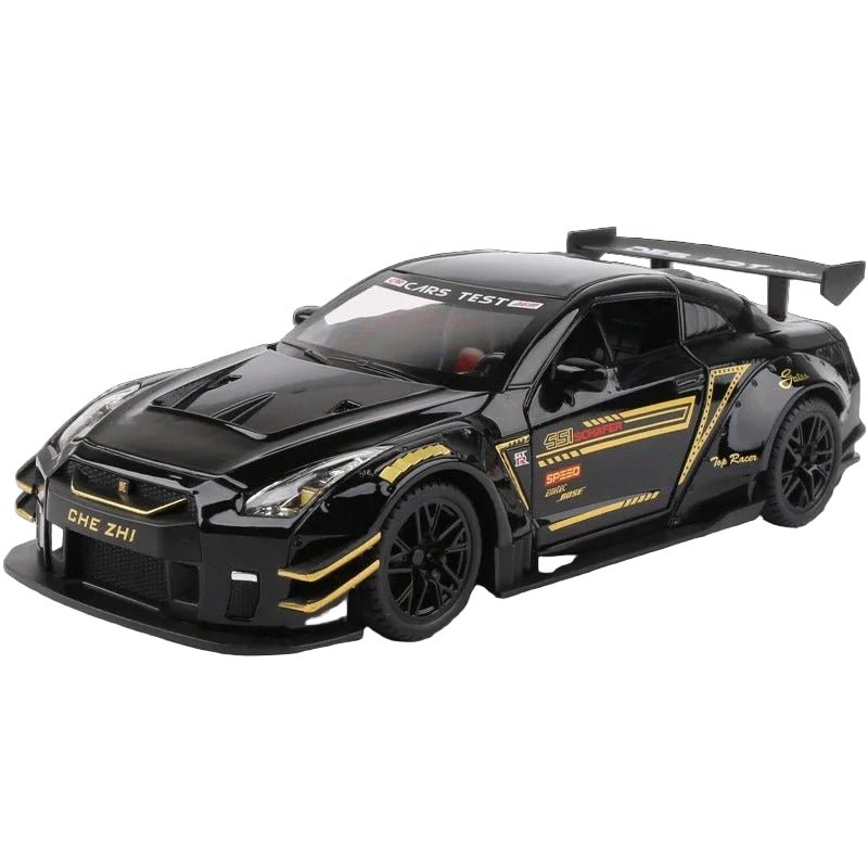 1:24 Nissan GT - R Diecast Model Car – R34/R35 Ares Edition - FunCarScale