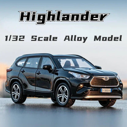 1:32 2023 Highlander SUV Diecast Model Car - FunCarScale