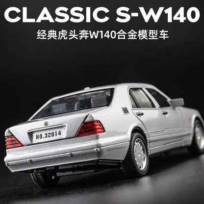 1:32 Mercedes - Benz S - Class W140 Diecast Model Car - FunCarScale