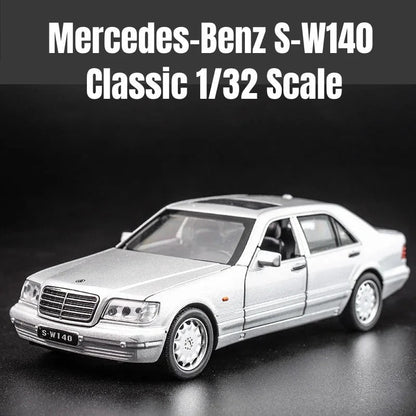 1:32 Mercedes - Benz S - Class W140 Diecast Model Car - FunCarScale
