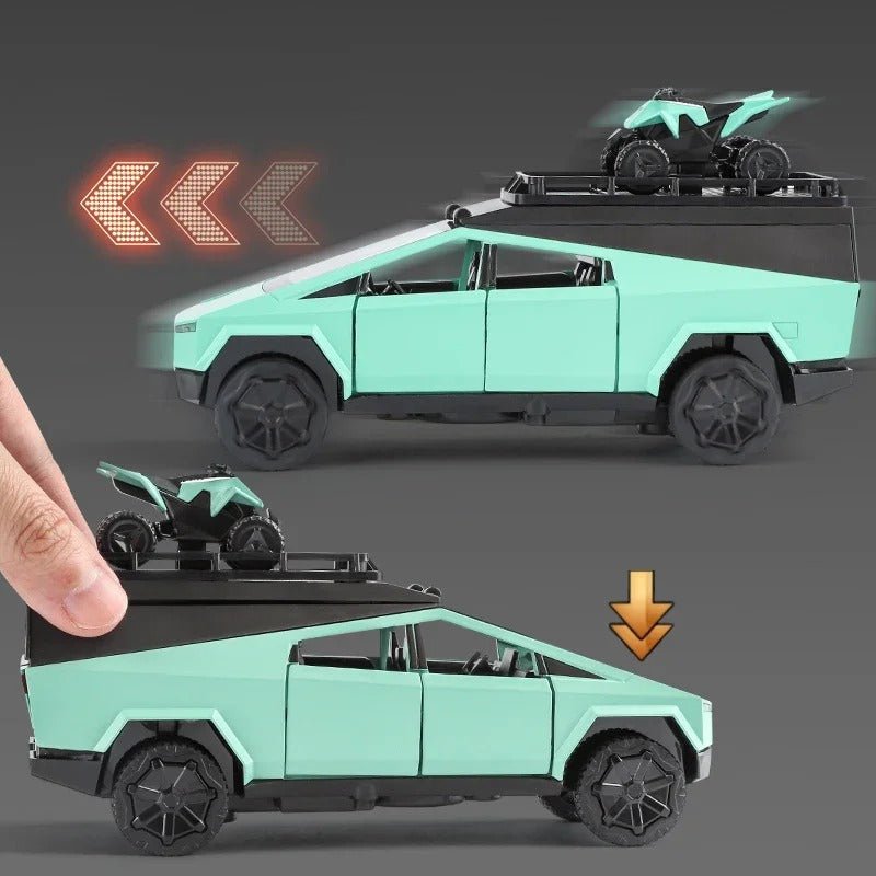 1:32 Tesla Cybertruck RV Diecast Model Car - FunCarScale