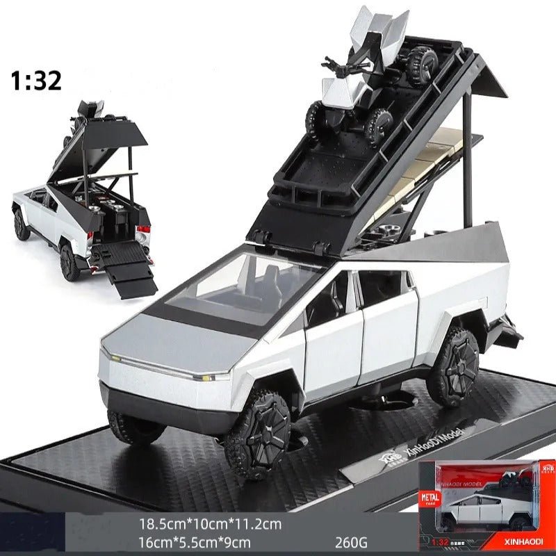 1:32 Tesla Cybertruck RV Diecast Model Car - FunCarScale