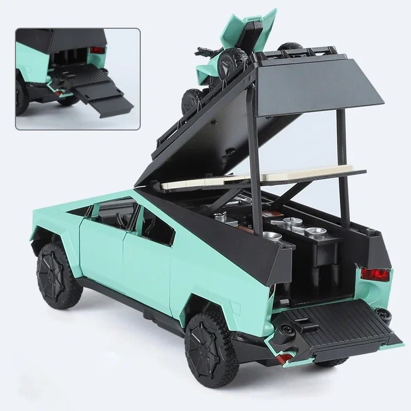 1:32 Tesla Cybertruck RV Diecast Model Car - FunCarScale