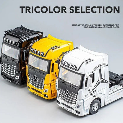 1:36 Mercedes - Benz Actros Diecast Truck Head Model - FunCarScale