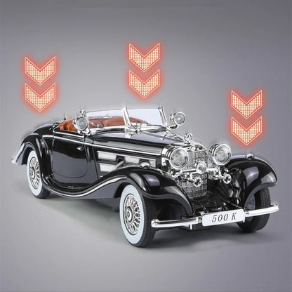 1:24 Mercedes-Benz 500K Diecast Model Car with Sound & Lights image 16