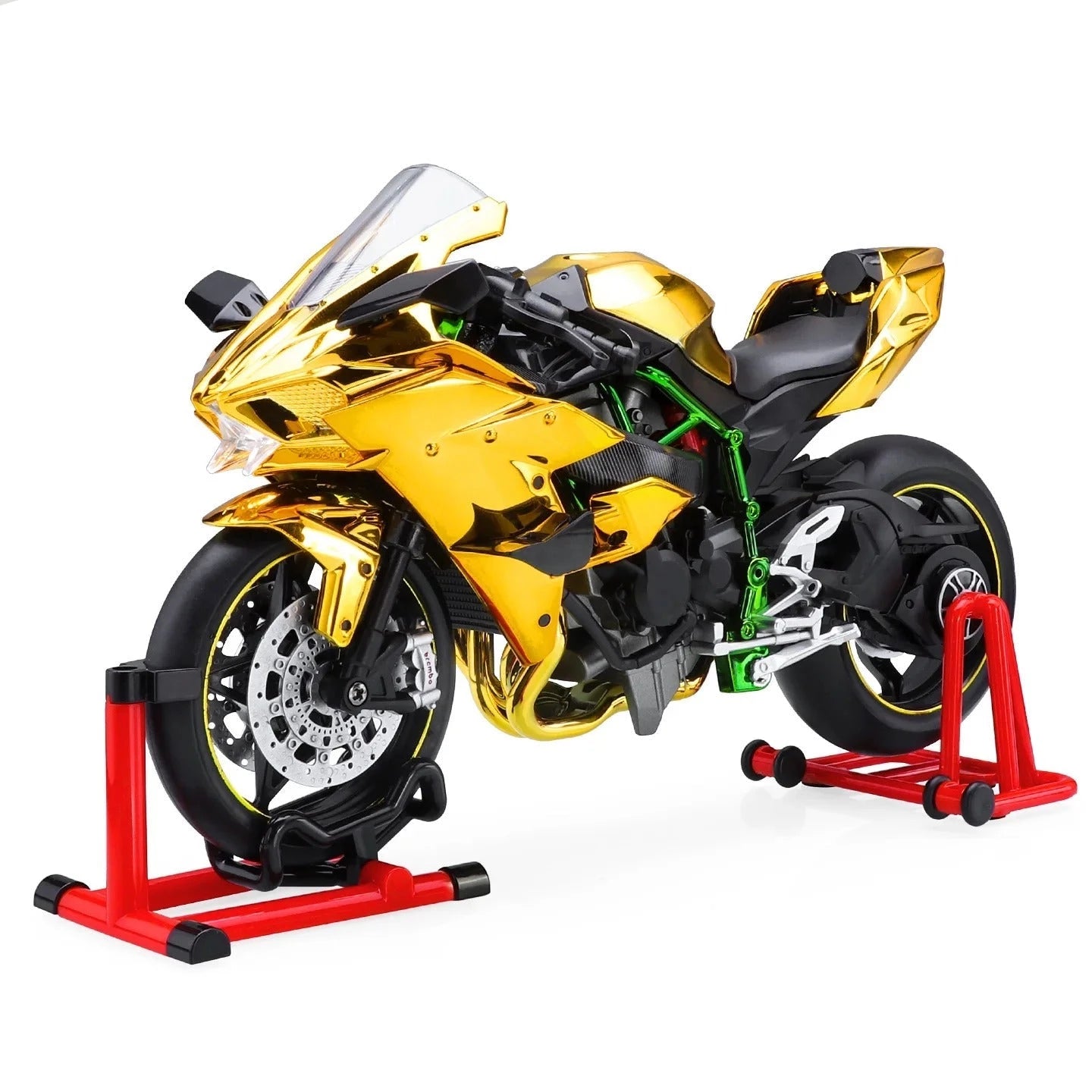 Kawasaki H2R Spray 1:9 Diecast Motorcycle Model with Sound & Lights