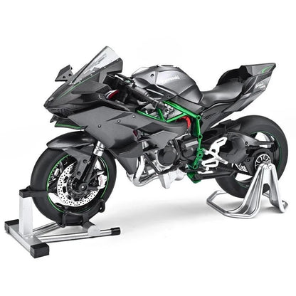 Kawasaki H2R Spray 1:9 Diecast Motorcycle Model with Sound & Lights