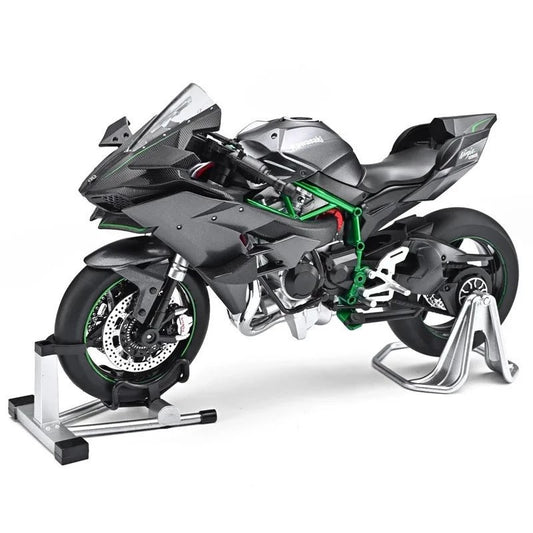 Kawasaki H2R Spray 1/9 Diecast Motorcycle — Sound & Ligh