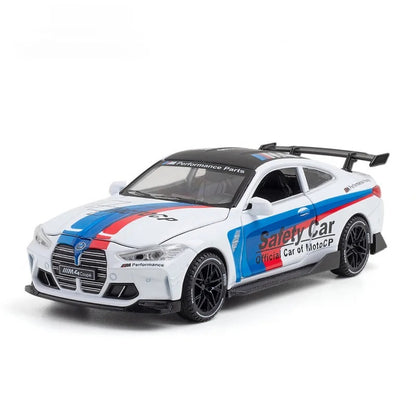 1:32 BMW M4 – Road & Safety Car Editions Diecast Model - White Safety Car