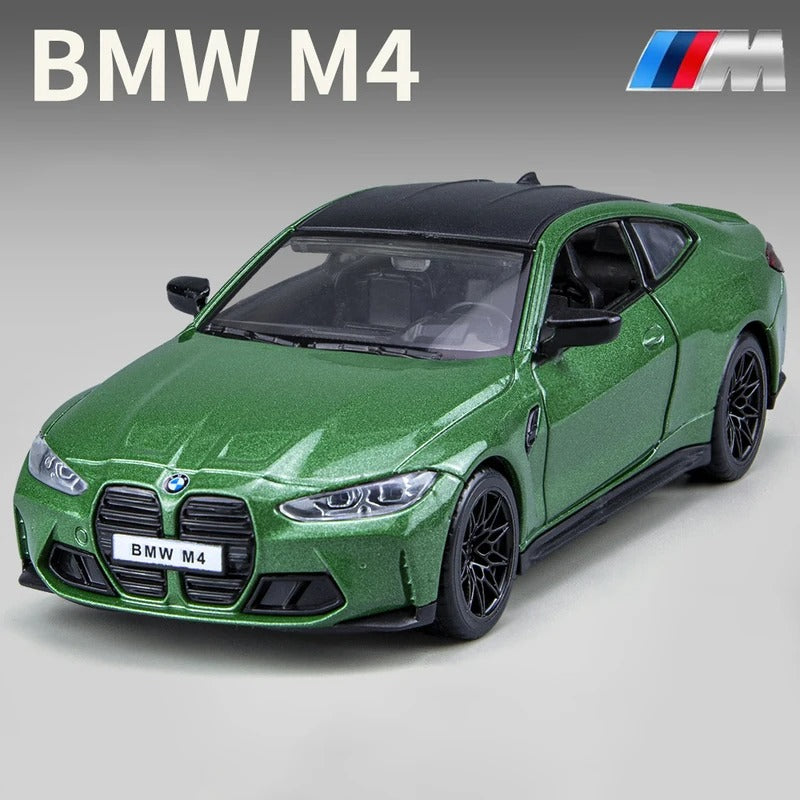 1:32 BMW M4 – Road & Safety Car Editions Diecast Model - Green