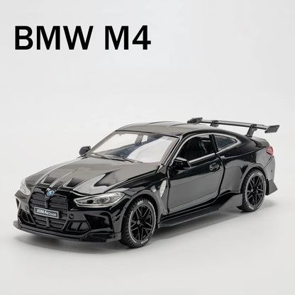 1:32 BMW M4 – Road & Safety Car Editions Diecast Model - Black