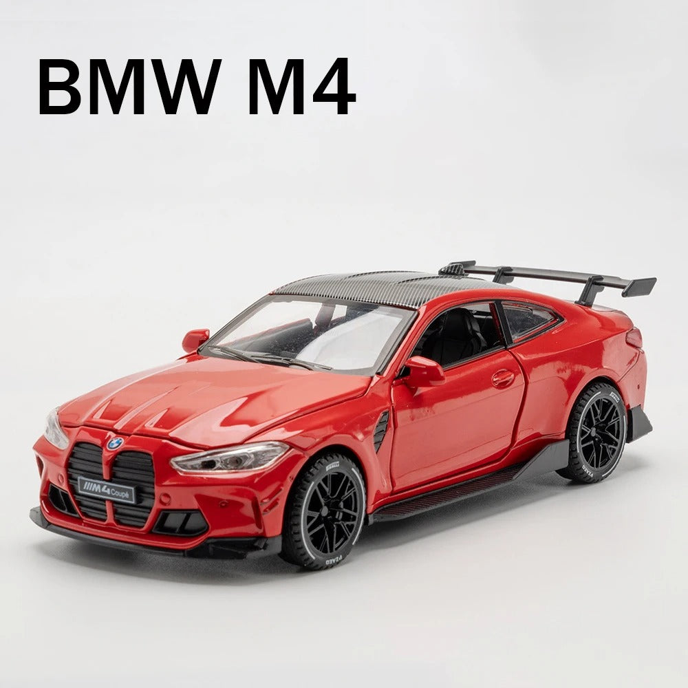 1:32 BMW M4 – Road & Safety Car Editions Diecast Model - Red