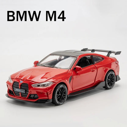 1:32 BMW M4 – Road & Safety Car Editions Diecast Model - Red