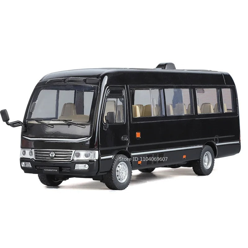 1:24 Toyota Coaster Diecast Model - Black