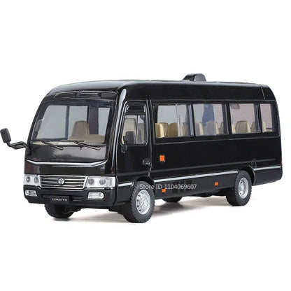 1:24 Toyota Coaster Diecast Model - Black