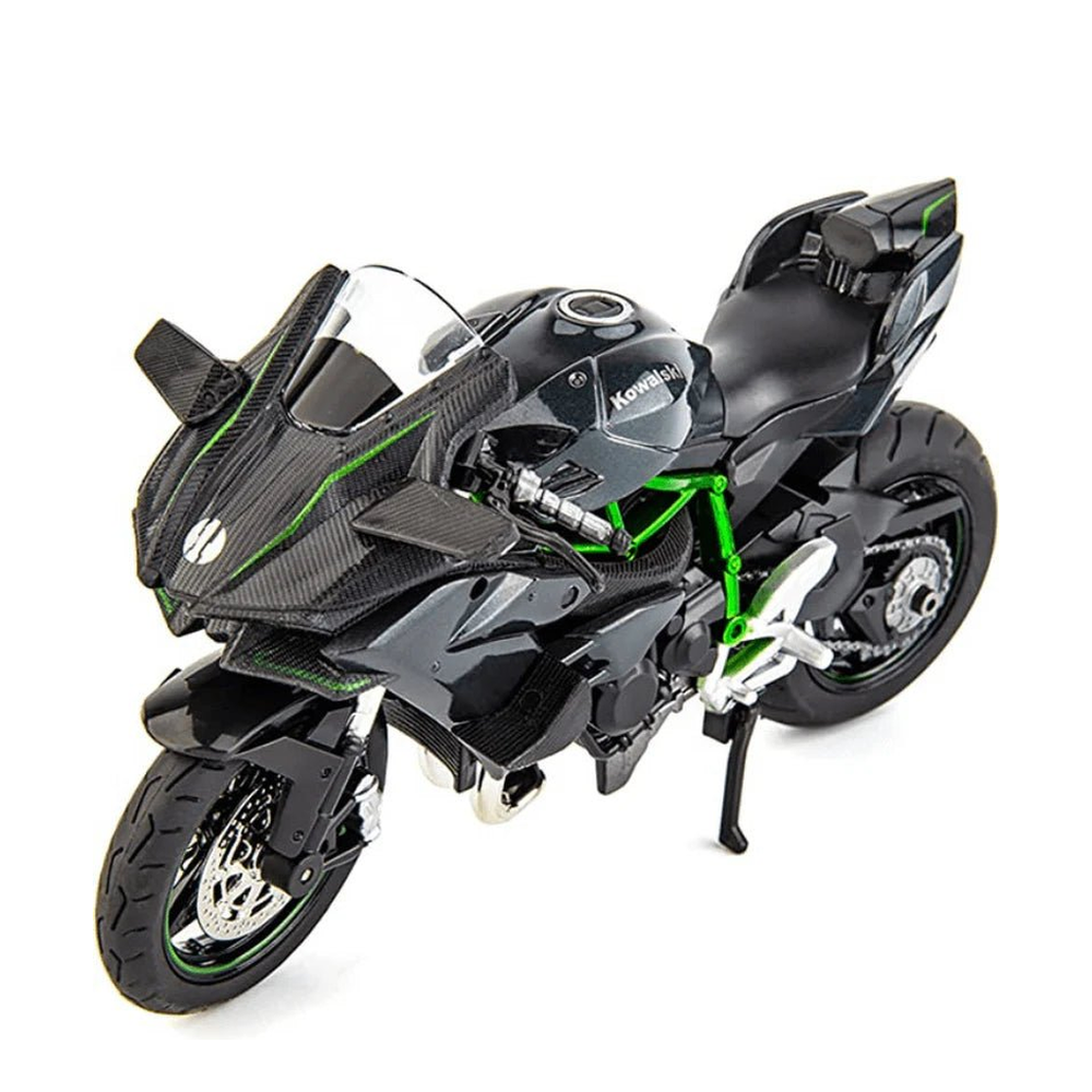 1:12 Kawasaki Ninja H2R Diecast Motorcycle Model — Black