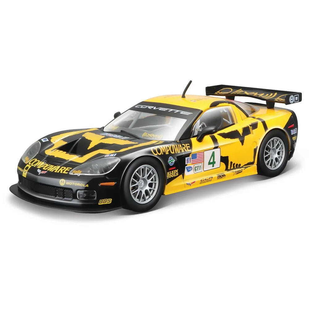 1:24 Chevrolet Corvette C6R Diecast Model Car — Yellow