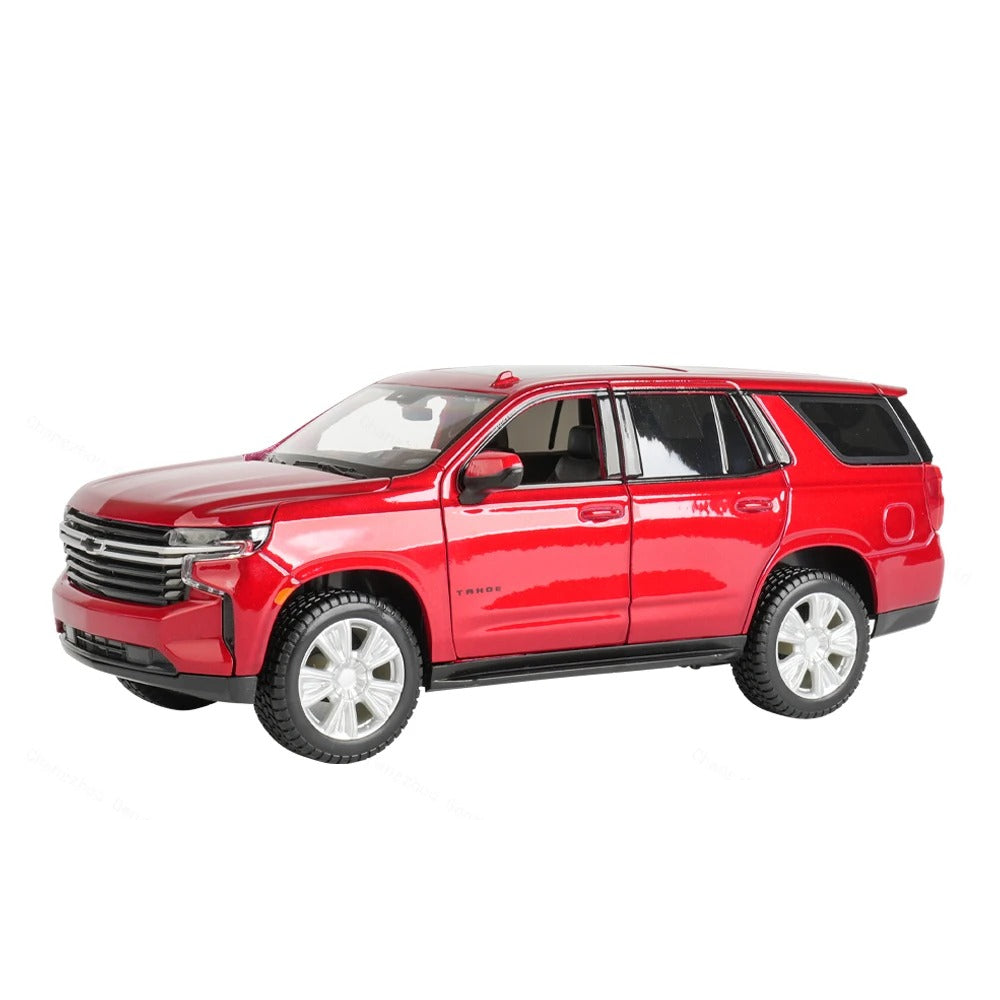 1:26 2021 Chevrolet Tahoe Diecast SUV Model — Red