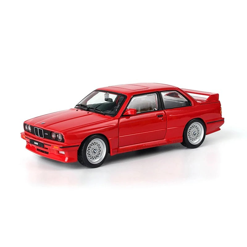1:24 1988 BMW M3 (E30) Diecast Model Car — Red